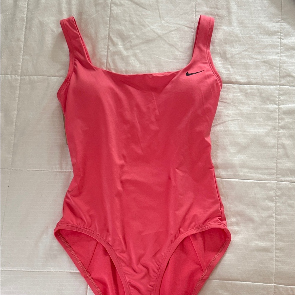 Nike Women's Vibrant Coral One-Piece Swimsuit